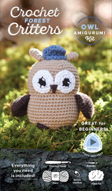 Back of the Crochet Forest Critters Amigurumi Kit Owl by Schiffer Publishing