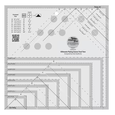 Creative Grids Ultimate Flying Geese Tool Two by Creative Grids USA