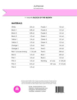 Back of the Juxatpose Quilt Pattern by Charisma Horton