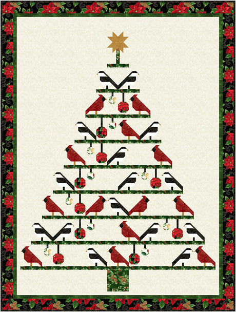 Backyard Christmas Tree-Quilt Pattern by Coach House Designs