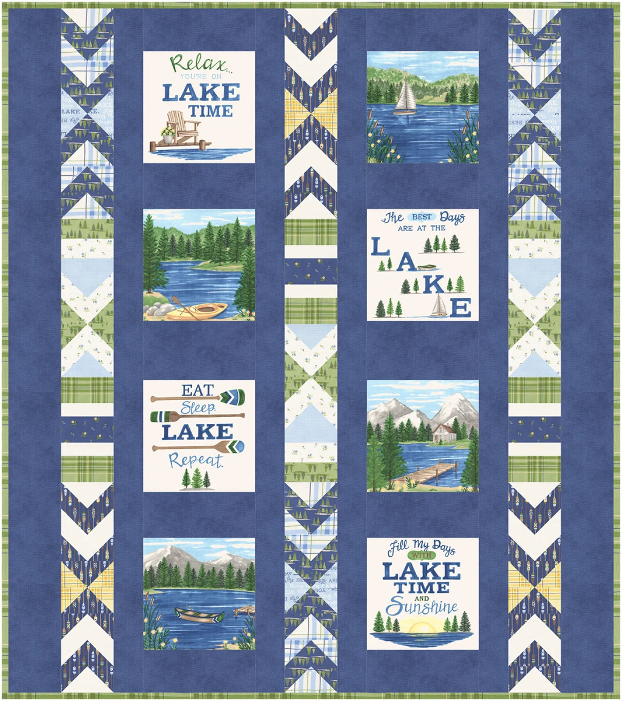 Day at the Lake Quilt Pattern by Coach House Designs