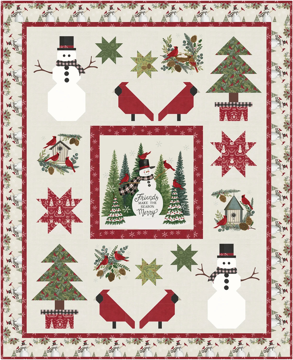 Among Friends Quilt Pattern by Coach House Designs