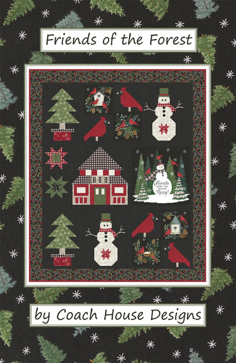 Friends of the Forest Quilt Pattern by Coach House Designs