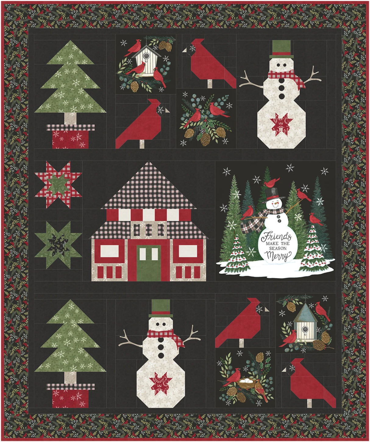 Friends of the Forest Quilt Pattern by Coach House Designs