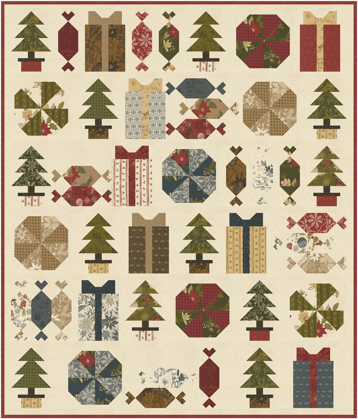 Yuletide Treats Quilt Pattern by Coach House Designs
