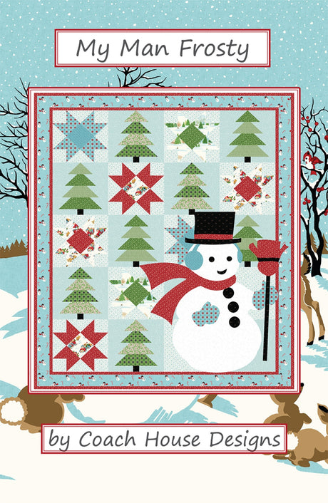 My Man Frosty Quilt Pattern by Coach House Designs