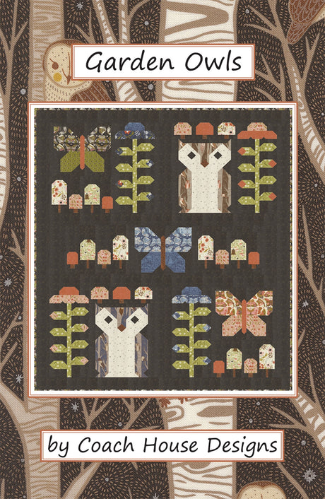 Garden Owls Quilt Pattern by Coach House Designs