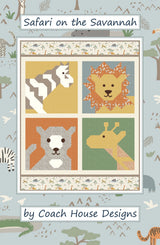Safari on the Savannah Quilt Pattern by Coach House Designs