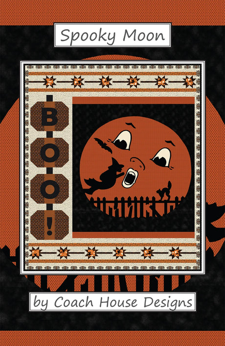 Spooky Moon Quilt Pattern by Coach House Designs