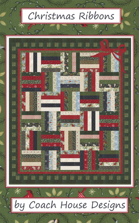 Christmas Ribbons Quilt Pattern by Coach House Designs