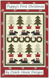 Puppy's First Christmas Quilt Pattern by Coach House Designs