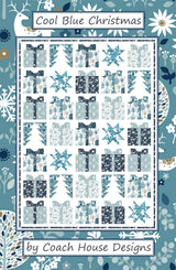 Cool Blue Christmas Quilt Pattern by Coach House Designs