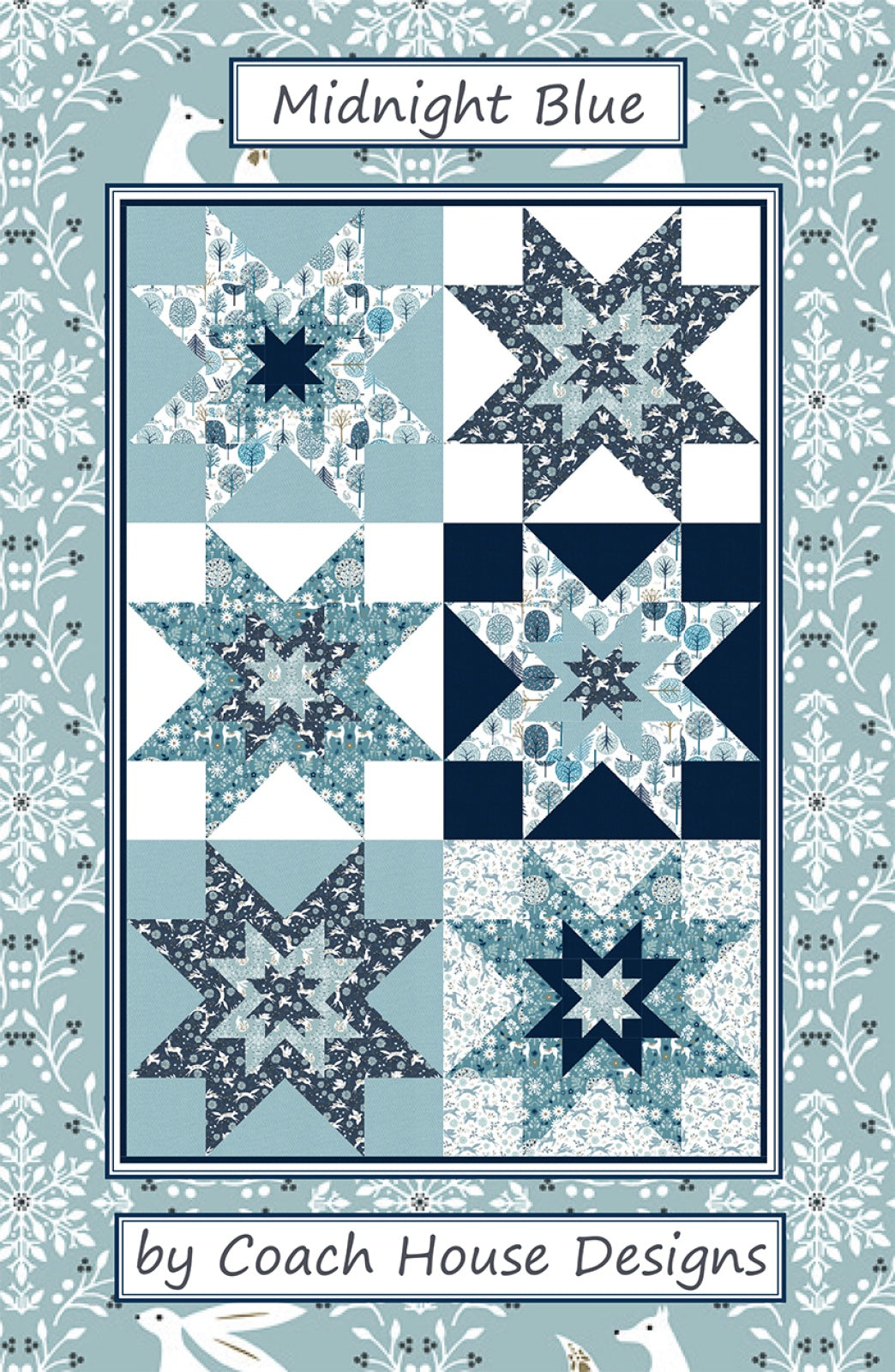 Midnight Blue Quilt Pattern by Coach House Designs
