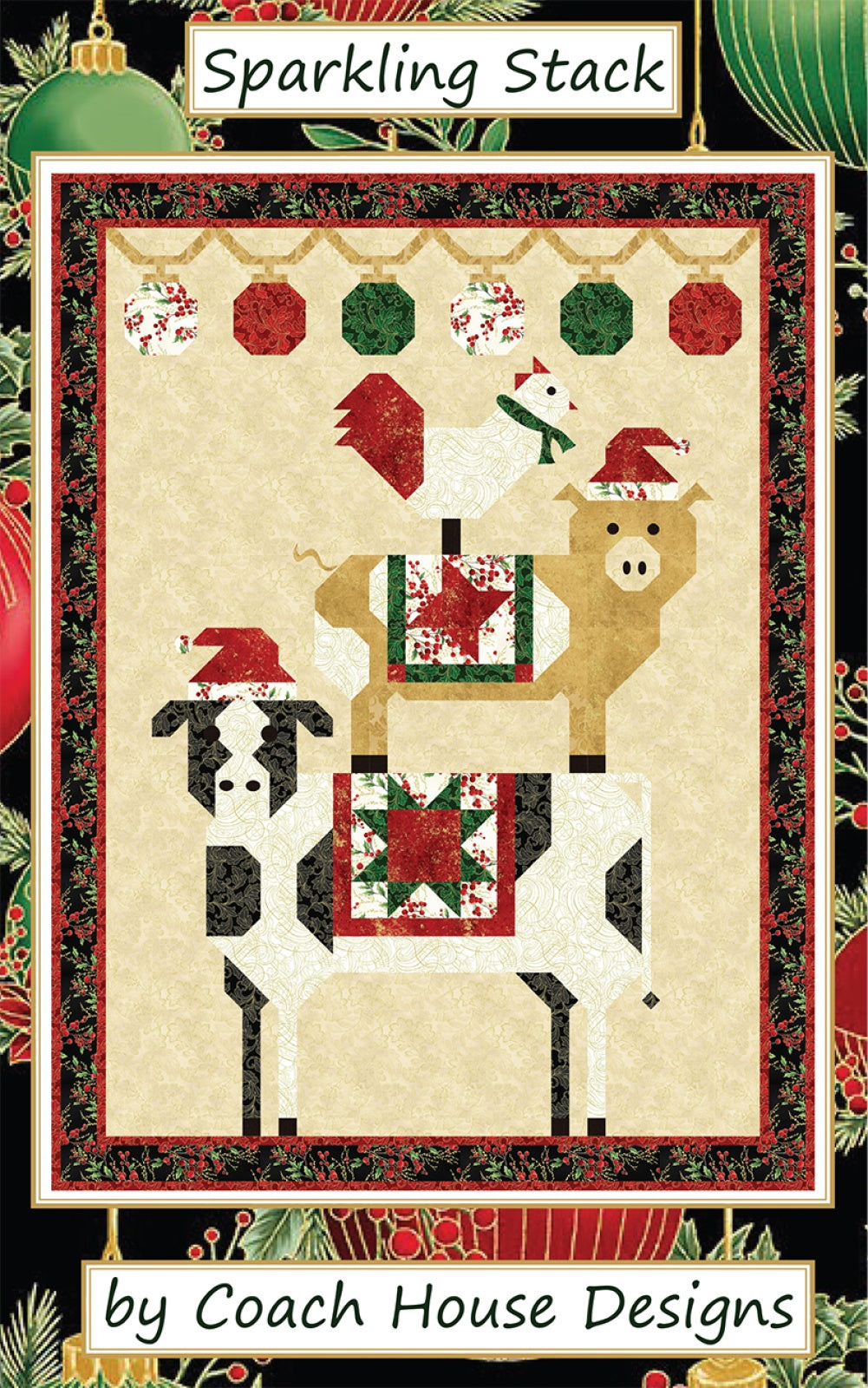 Sparkling Stack Quilt Pattern by Coach House Designs