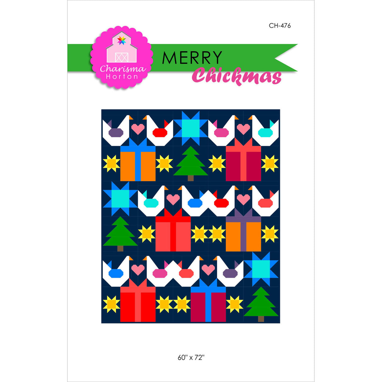 Merry Chickmas Quilt Pattern by Charisma Horton