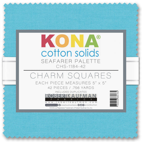 5in Squares Kona Cotton 42pcs/bundle by Robert Kaufman