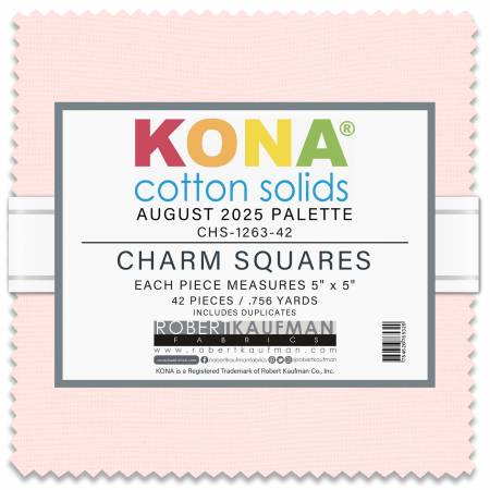 5in Squares Kona Cotton 42pcs/bundle from Robert Kaufman