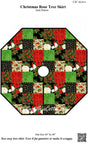 Christmas Rose Tree Skirt Pattern by Castilleja Cotton 