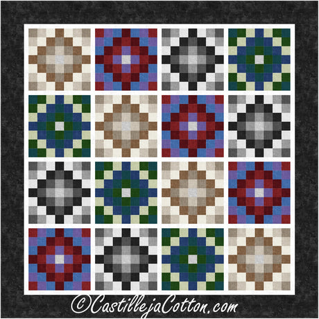 Linen TAW Quilt Pattern by Castilleja Cotton