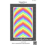 Vibrant Waves Quilt Pattern by Castilleja Cotton