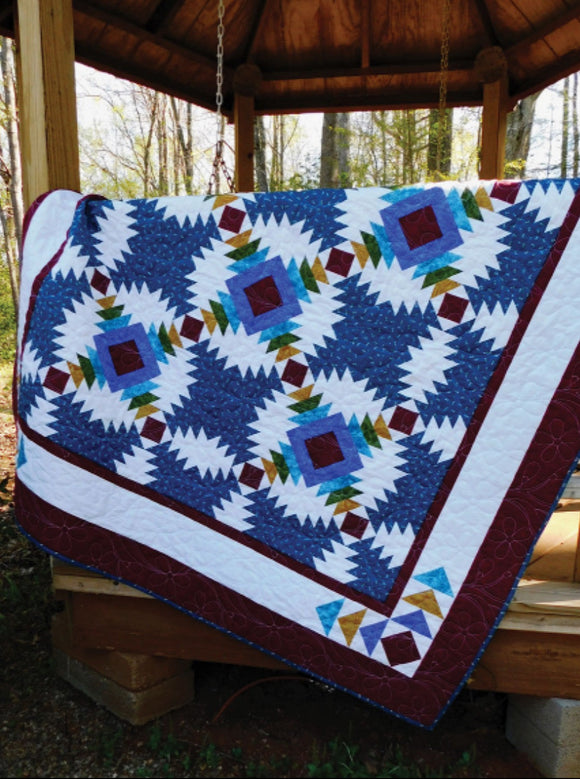 Pineapple Panache Quilt Pattern by Cut Loose Press