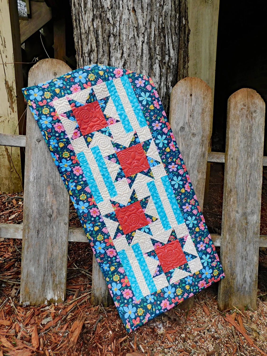 Stars and Bars Runner by Cut Loose Press