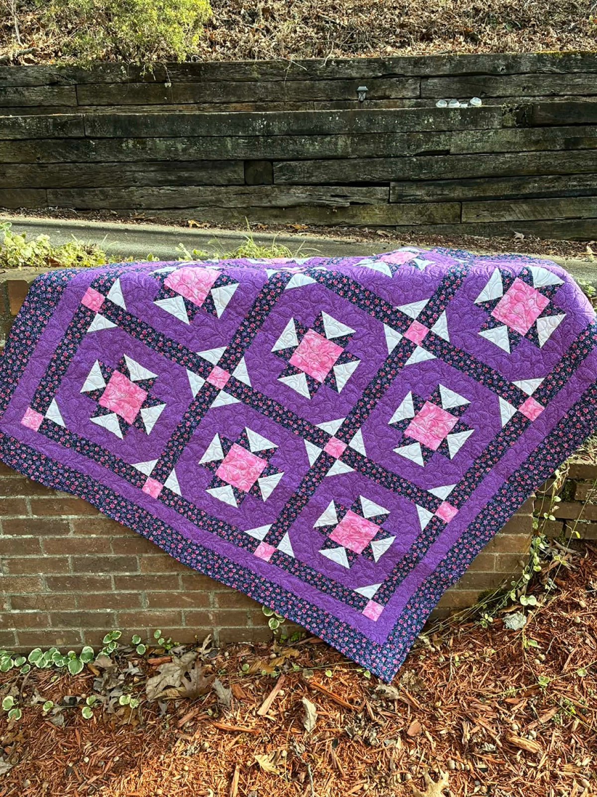 Geese Go Round Quilt Pattern by Cut Loose Press