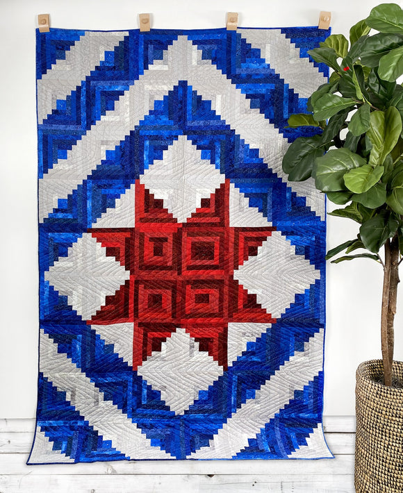 Star Of Valor Quilt Pattern by Cut Loose Press