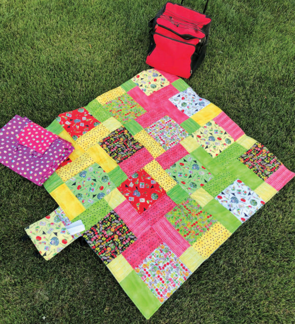 Waterproof Picnic Quilt Pattern by Cut Loose Press