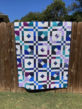 Nine Carat Quilt Pattern by Cut Loose Press