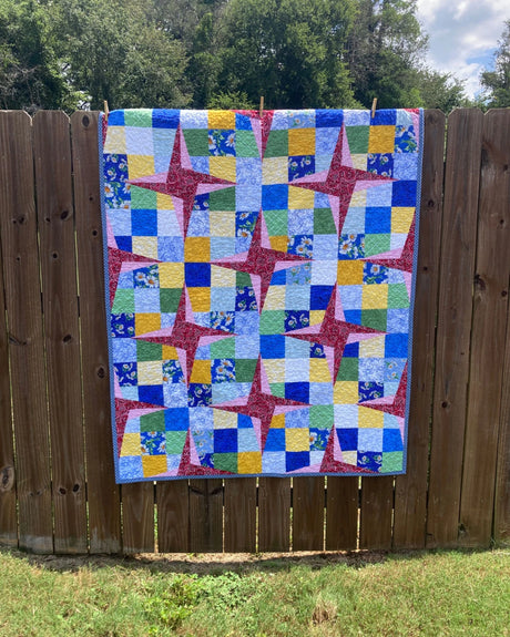 Northstar Ninjas Quilt Pattern by Cut Loose Press