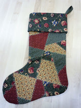 Quilted Patchwork Stocking Pattern by Cut Loose Press