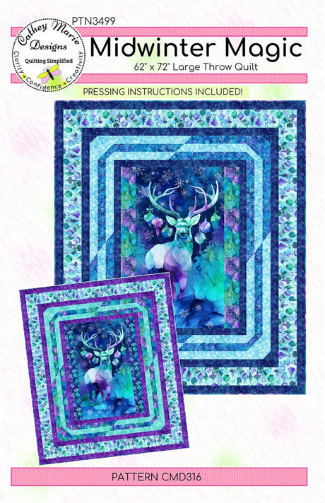 Midwinter Magic Quilt Pattern by Cathey Marie Designs