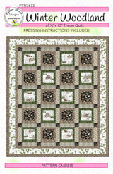 Winter Woodland Quilt Pattern by Cathey Marie Designs