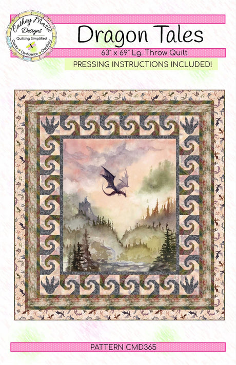 Dragon Tales Quilt Pattern by Cathey Marie Designs