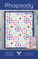 Rhapsody Quilt Pattern by Crafty Moose Quilts