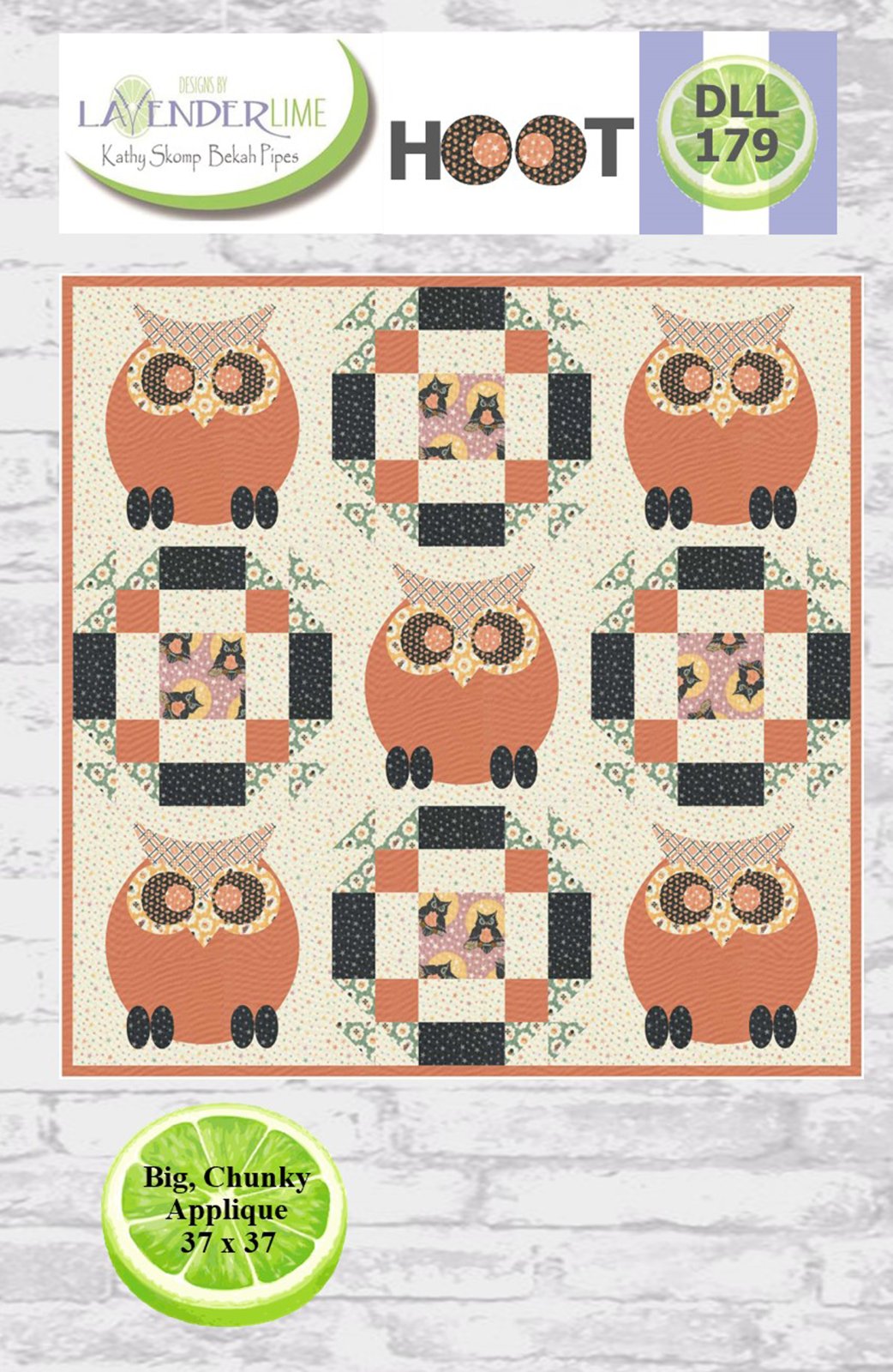 Hoot Downloadable Pattern by Lavender Lime Quilting