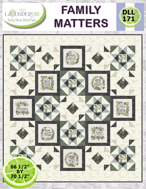 Family Matters Downloadable Pattern by Lavender Lime Quilting