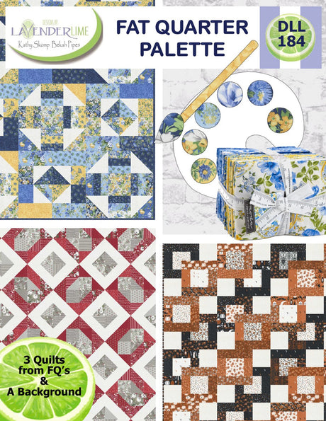 Fat Quarter Palette Downloadable Pattern by Lavender Lime Quilting