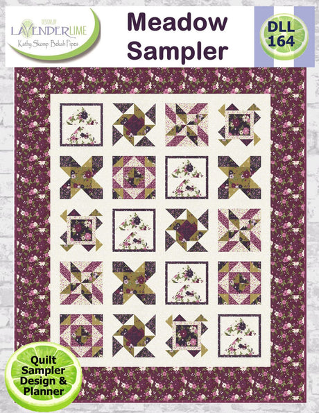 Meadow Sampler Downloadable Pattern by Lavender Lime Quilting