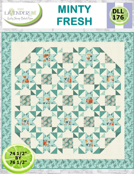 Minty Fresh Downloadable Pattern by Lavender Lime Quilting