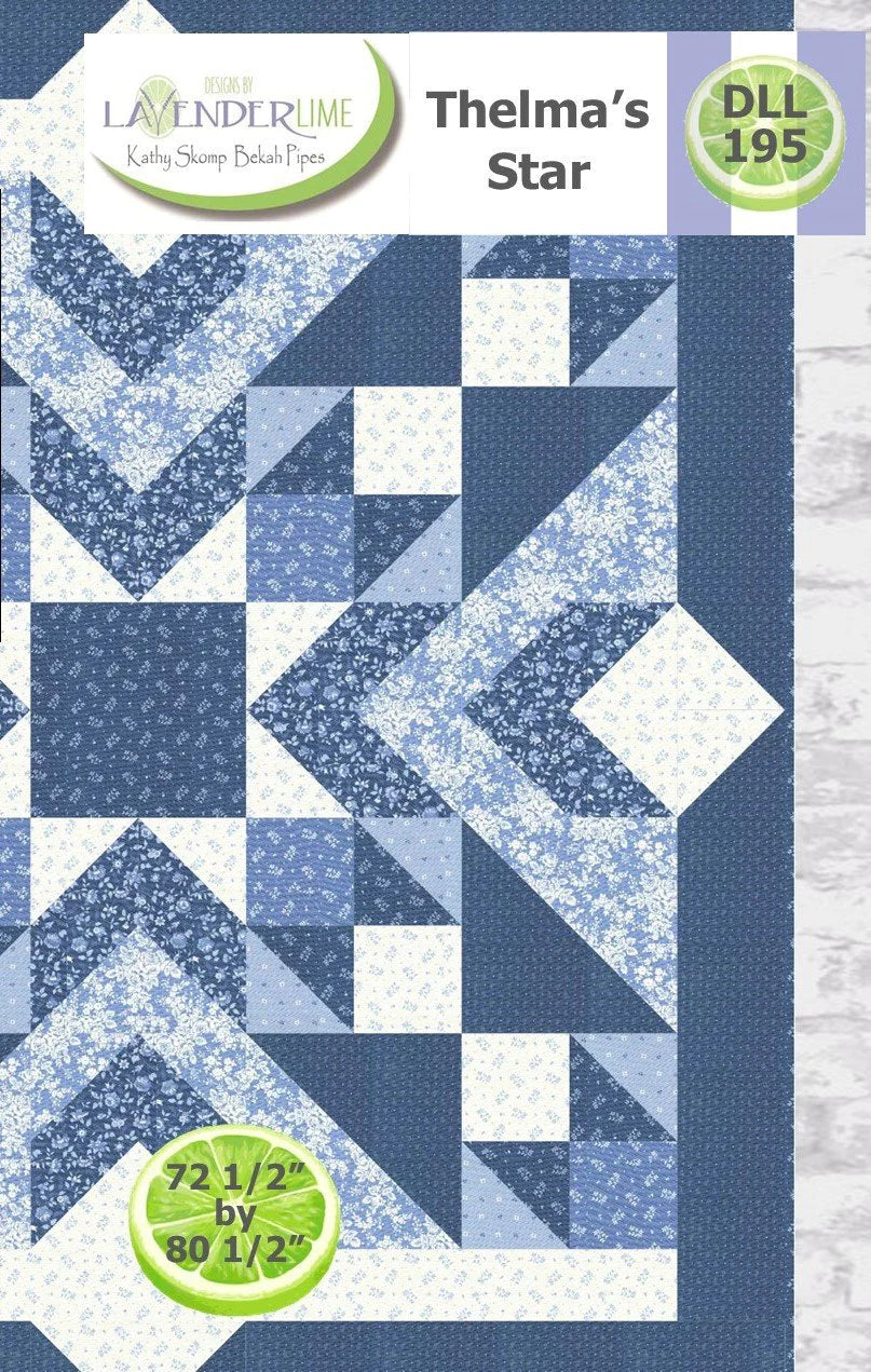 Thelma's Star Quilt Pattern by Lavender Lime Quilting
