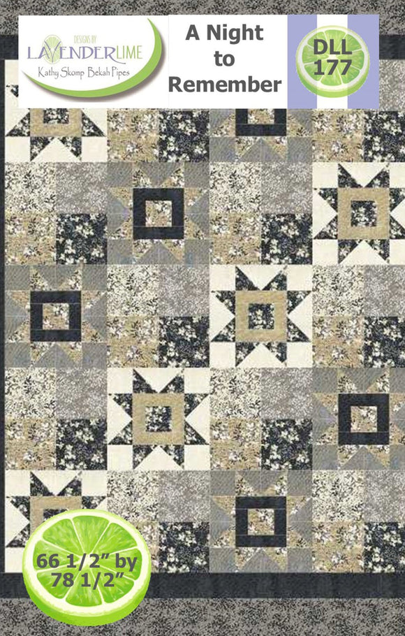 A Night to Remember Downloadable Pattern by Lavender Lime Quilting