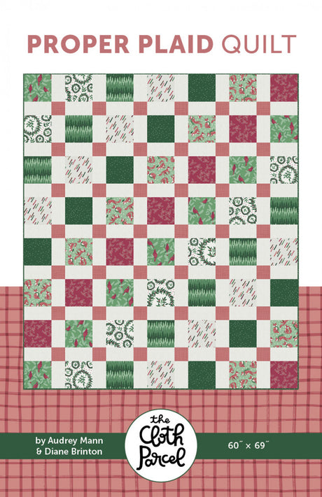 Proper Plaid Quilt Pattern by the Cloth Parcel