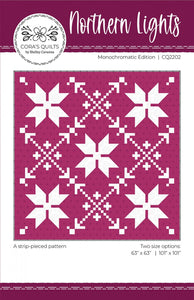 Northern Lights Quilt Pattern - the Monochromatic Edition by Cora's Quilts