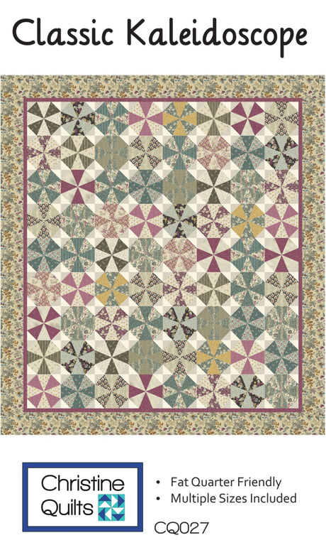 Classic Kaleidoscope Quilt Pattern by Christine Quilts