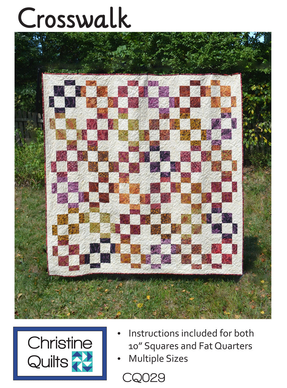 Crosswalk Quilt Pattern by Christine Quilts