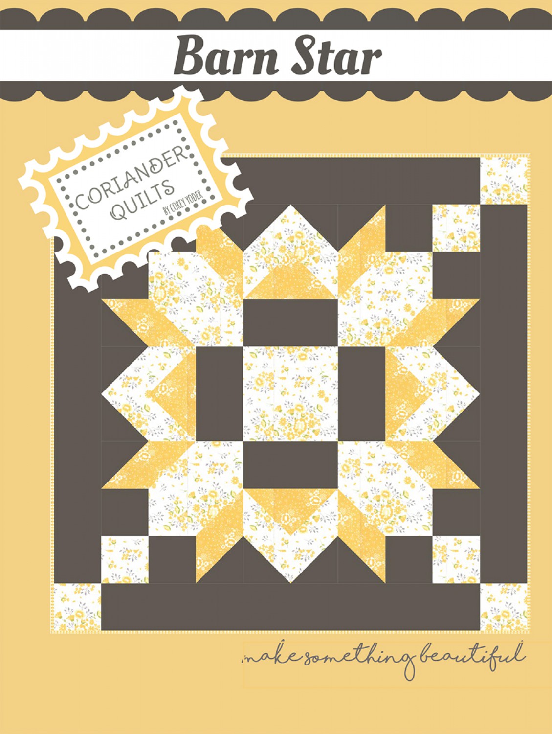 Barn Star Quilt Pattern by Coriander Quilts