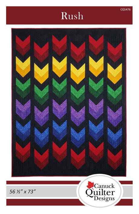 Rush Quilt Pattern by Canuck Quilter Designs