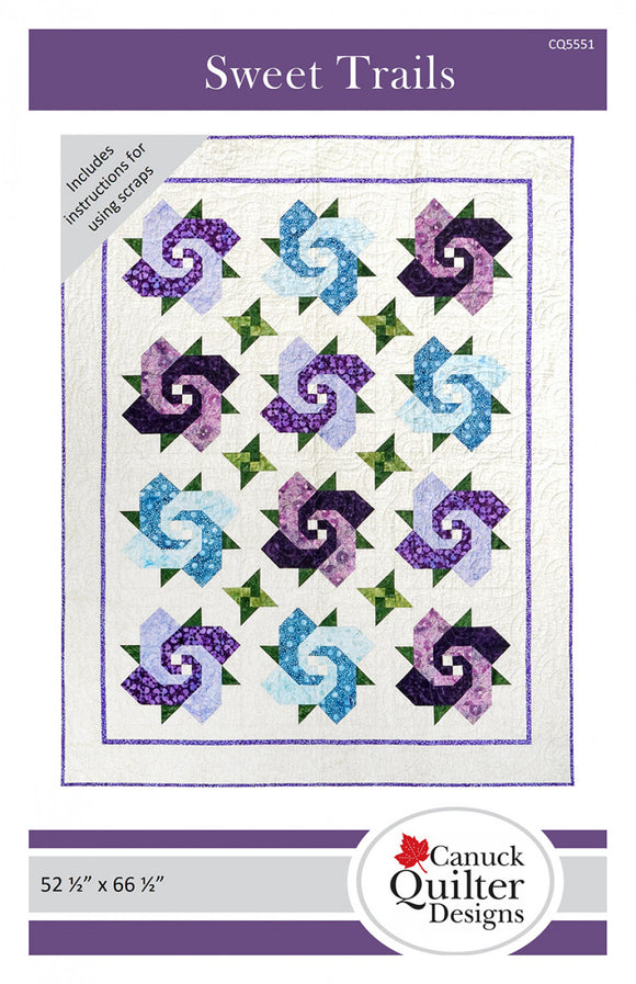 Sweet Trails Quilt Pattern by Canuck Quilter Designs